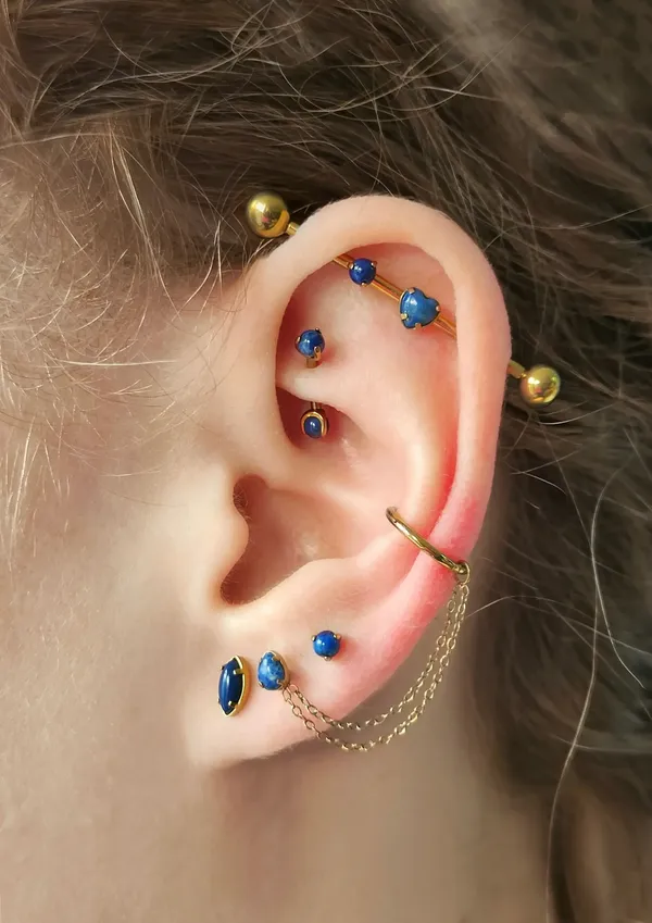 Piercing wykonany w studiu Alter Familia